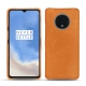 Coque cuir OnePlus 7T - Mandarine vintage ( Pantone 165C ) 
