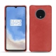 Funda de piel OnePlus 7T - Cerise vintage ( Pantone 185C ) 