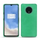 Coque cuir OnePlus 7T - Menthe vintage ( Pantone 562C ) 