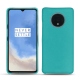 Coque cuir OnePlus 7T - Bleu fluo