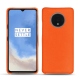 Capa em pele OnePlus 7T - Orange fluo