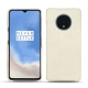 Lederschutzhülle OnePlus 7T - Blanc escumo