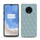Funda de piel OnePlus 7T - Bleu ciel - Couture ( Nappa - Pantone 277C ) 