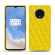 Capa em pele OnePlus 7T - Jaune fluo - Couture