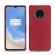 Lederschutzhülle OnePlus 7T - Rouge passion