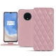 Custodia in pelle OnePlus 7T - Rose - Couture ( Nappa - Pantone 2365C ) 