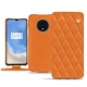 Custodia in pelle OnePlus 7T - Orange - Couture ( Nappa - Pantone 1495U ) 