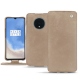 OnePlus 7T leather case - Taupe vintage ( Pantone 7530C ) 