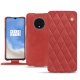 Capa em pele OnePlus 7T - Cerise vintage - Couture