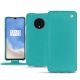 가죽 커버 OnePlus 7T - Bleu fluo