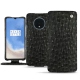 Custodia in pelle OnePlus 7T - Autruche nero