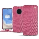 Funda de piel OnePlus 7T - Serpent ciclamino