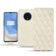 Capa em pele OnePlus 7T - Blanc escumo - Couture