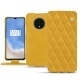 OnePlus 7T leather case - Jaune soulèu - Couture