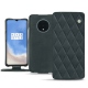 Lederschutzhülle OnePlus 7T - Blu marino - Couture