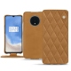 Lederschutzhülle OnePlus 7T - Castan esparciate - Couture