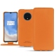 가죽 커버 OnePlus 7T - Orange PU