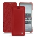 Housse cuir Sony Xperia 5 - Rouge ( Nappa - Pantone 199C ) 