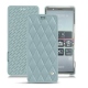 Funda de piel Sony Xperia 5 - Bleu ciel - Couture ( Nappa - Pantone 277C ) 