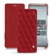 Sony Xperia 5 leather case - Rouge - Couture ( Nappa - Pantone 199C ) 