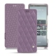 Lederschutzhülle Sony Xperia 5 - Lilas - Couture ( Nappa - Pantone 2645U ) 