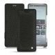Custodia in pelle Sony Xperia 5 - Ebène ( Sleek P C12 - Black ) 