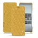 Housse cuir Sony Xperia 5 - Mimosa - Couture ( Pantone 141C ) 