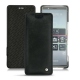 Custodia in pelle Sony Xperia 5 - Dark vintage ( Roughtcut - Black#5256 ) 