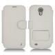 Custodia in pelle Samsung GT-i9500 Galaxy S IV - Gris ( Nappa - Pantone W428C ) 