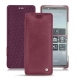 Custodia in pelle Sony Xperia 5 - Prune vintage ( Pantone 512C ) 