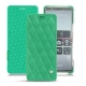 Lederschutzhülle Sony Xperia 5 - Menthe vintage - Couture