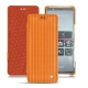 Custodia in pelle Sony Xperia 5 - Abaca arancio