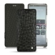 レザーケース Sony Xperia 5 - Autruche nero