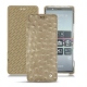 Housse cuir Sony Xperia 5 - Autruche desert