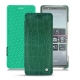 Sony Xperia 5 leather case - Crocodile pino
