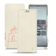 Lederschutzhülle Sony Xperia 5 - Blanc escumo