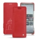 Capa em pele Sony Xperia 5 - Rouge troupelenc