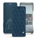 Custodia in pelle Sony Xperia 5 - Blu mediterran - Couture