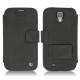 Housse cuir Samsung GT-i9500 Galaxy S IV - Dark vintage ( Roughtcut - Black#5256 ) 