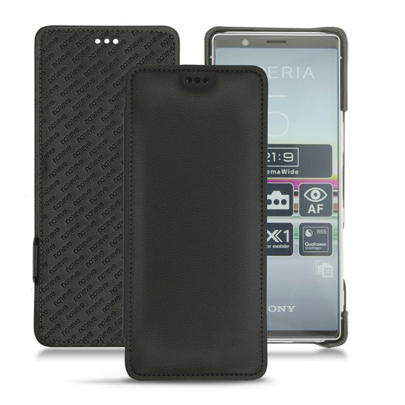 Housse cuir Sony Xperia 5 - Noir PU