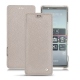 Sony Xperia 5 leather case - Taupe innocent