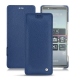 Sony Xperia 5 leather case - Bleu frisson