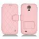 가죽 커버 Samsung GT-i9500 Galaxy S IV - Rose - Couture ( Nappa - Pantone 2365C ) 