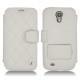 Samsung GT-i9500 Galaxy S IV leather case - Gris - Couture ( Nappa - Pantone W428C ) 