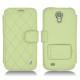 Lederschutzhülle Samsung GT-i9500 Galaxy S IV - Vert olive - Couture ( Nappa - Pantone 578U ) 
