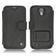 レザーケース Samsung GT-i9500 Galaxy S IV - Ebène - Couture ( Sleek P C12 - Black ) 