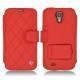 Capa em peleSamsung GT-i9500 Galaxy S IV - Tomate - Couture ( Pantone 187C ) 
