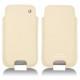 Capa em pele Samsung GT-i9500 Galaxy S IV - Beige ( Nappa - Pantone 7502C ) 