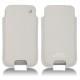 Samsung GT-i9500 Galaxy S IV leather case - Gris ( Nappa - Pantone W428C ) 
