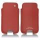 Funda de piel Samsung GT-i9500 Galaxy S IV - Rouge ( Nappa - Pantone 199C ) 